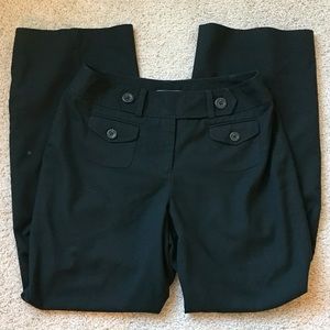 Ann Taylor Black Curvy Fit Wide Leg Pants size 8